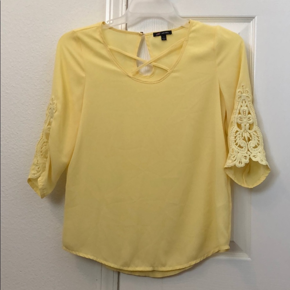 Yellow dress shirt